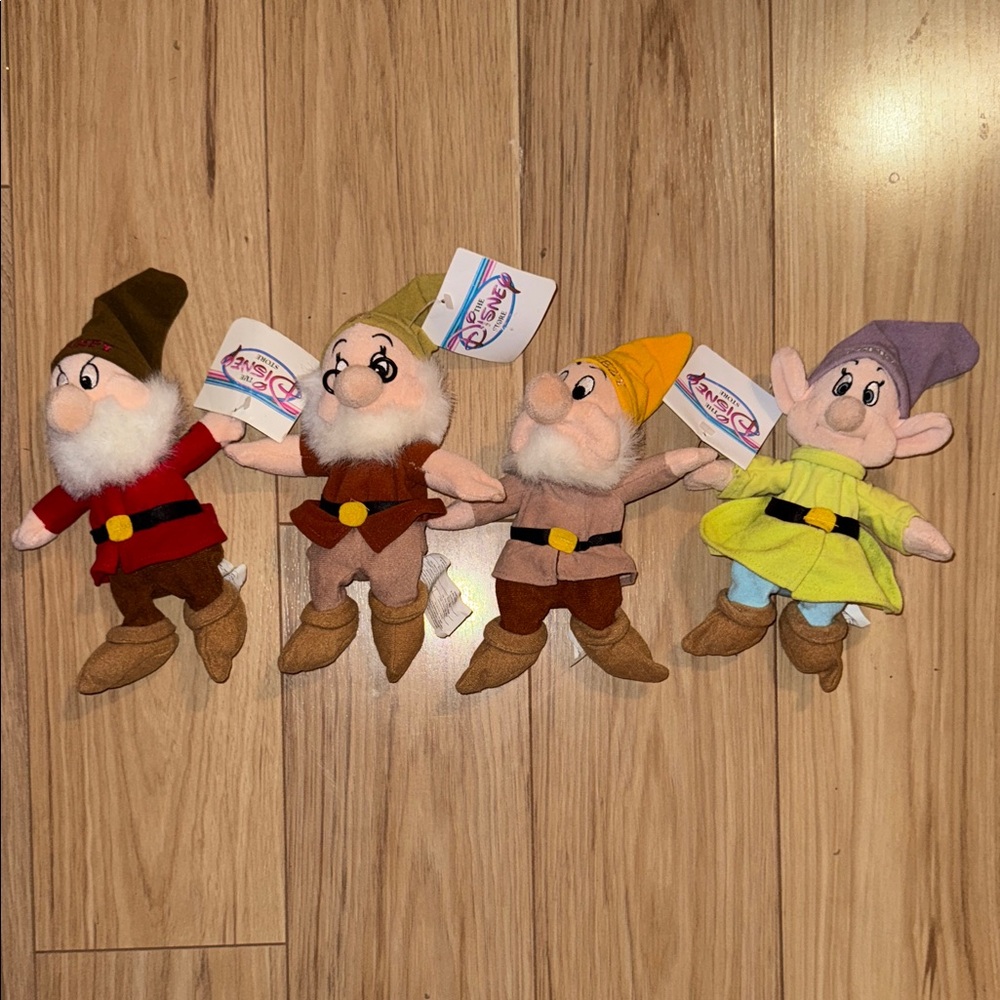 NWT Disney Seven Dwarfs Plushies